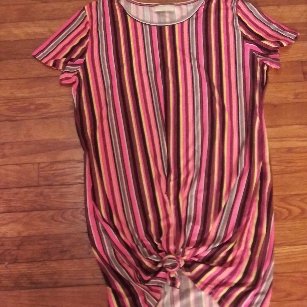 Casual stripped blouse